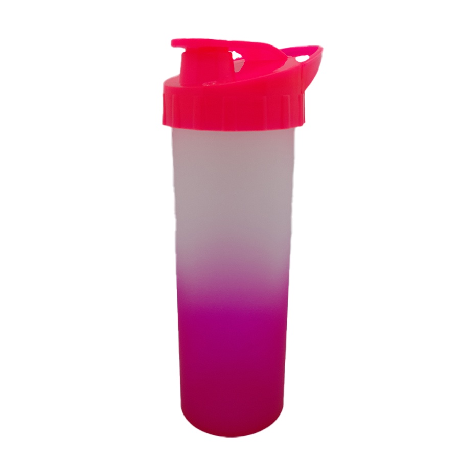 Garrafa Ice Degradê - Pink Fosco - Tampa Pink - 1 unidade - Rizzo - Home & Living