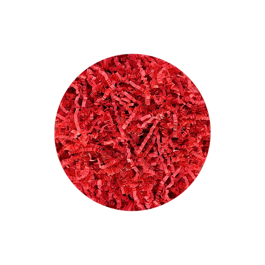 Palha Decorativa de Papel Vermelho - 100g - 1 unidade - Rizzo em Oferta na Shopee