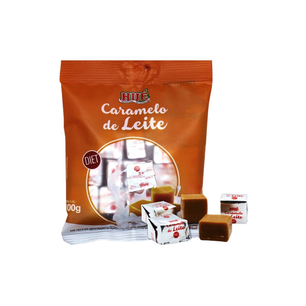 Hué Caramelo Leite Diet Pacote 100g