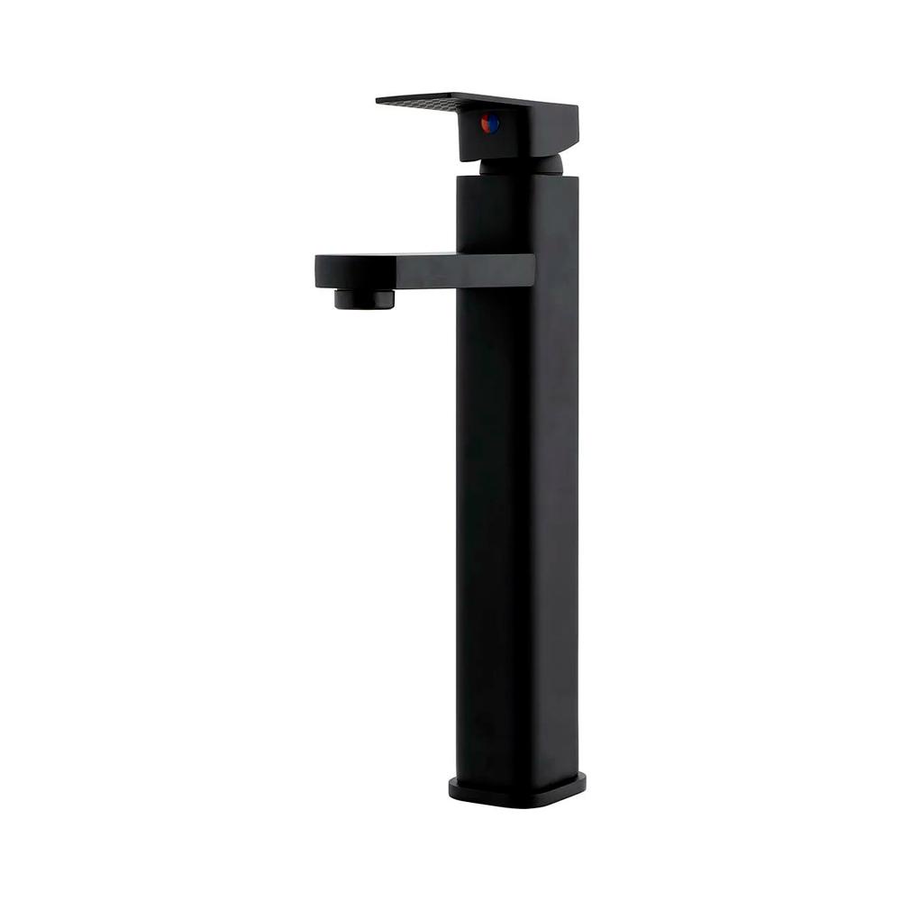 Torneira para banheiro Misturador Monocomando Alta Madeira Pingoo - Preto - Home & Living