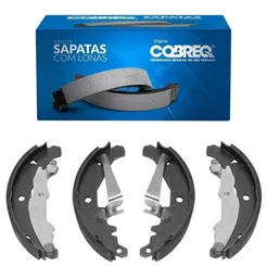 Sapata Lona Freio Fiat Mobi Palio Uno Traseira Cobreq