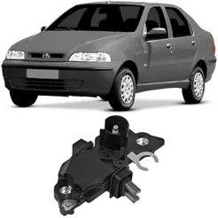 Regulador Voltagem Alternador Fiat Uno Siena Strada Gauss