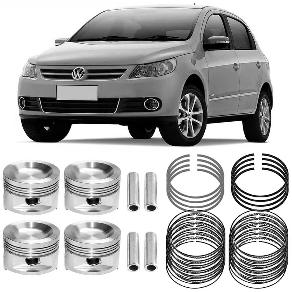 Kit Pistão Anel 0.50 Volkswagen Gol G4 G5 G7 1.6 2008 a 2021 Flex Metal Leve SPA9298 em Oferta na Shopee