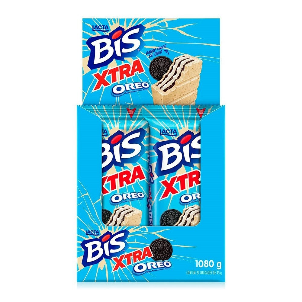 Chocolate Bis Xtra Oreo 45g Embalagem com 24 Unidades - Food & Beverages