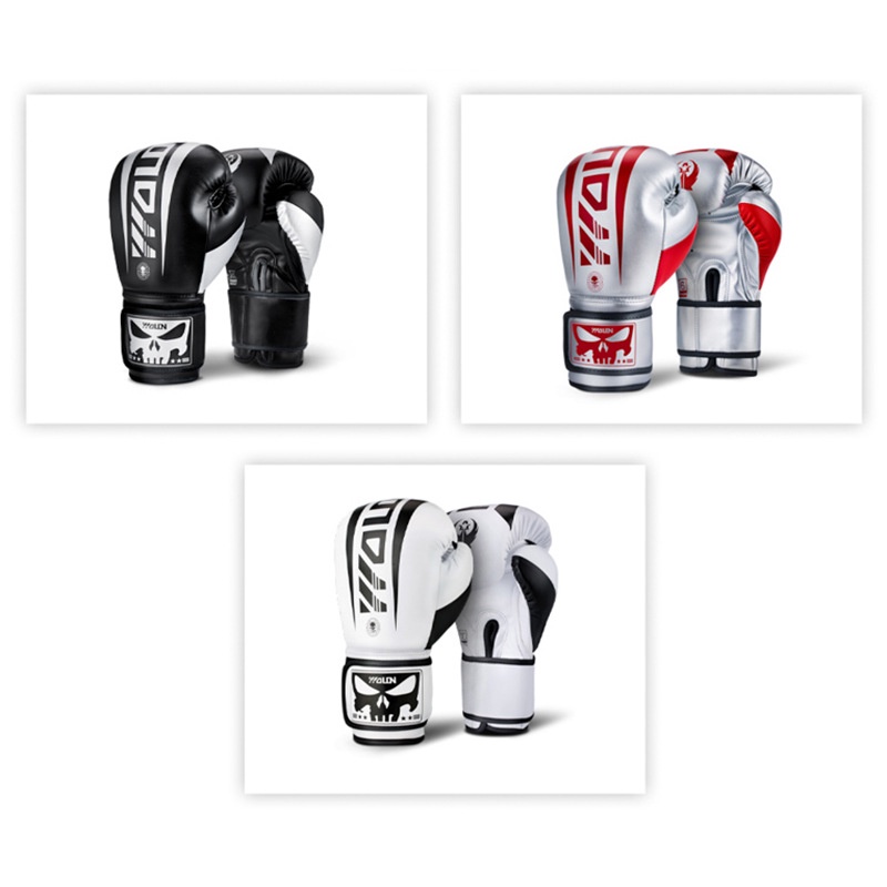 Wolon 6-16OZ Luvas de Boxe Sanda para Crianças Luvas de Boxe Sanda para Adultos MM Muay Thai Luvas de Boxe Muay Thai Luvas de Boxe Muay Thai