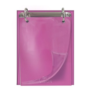 Porta Fichas Vertical Argolado Vision Rosa DAC