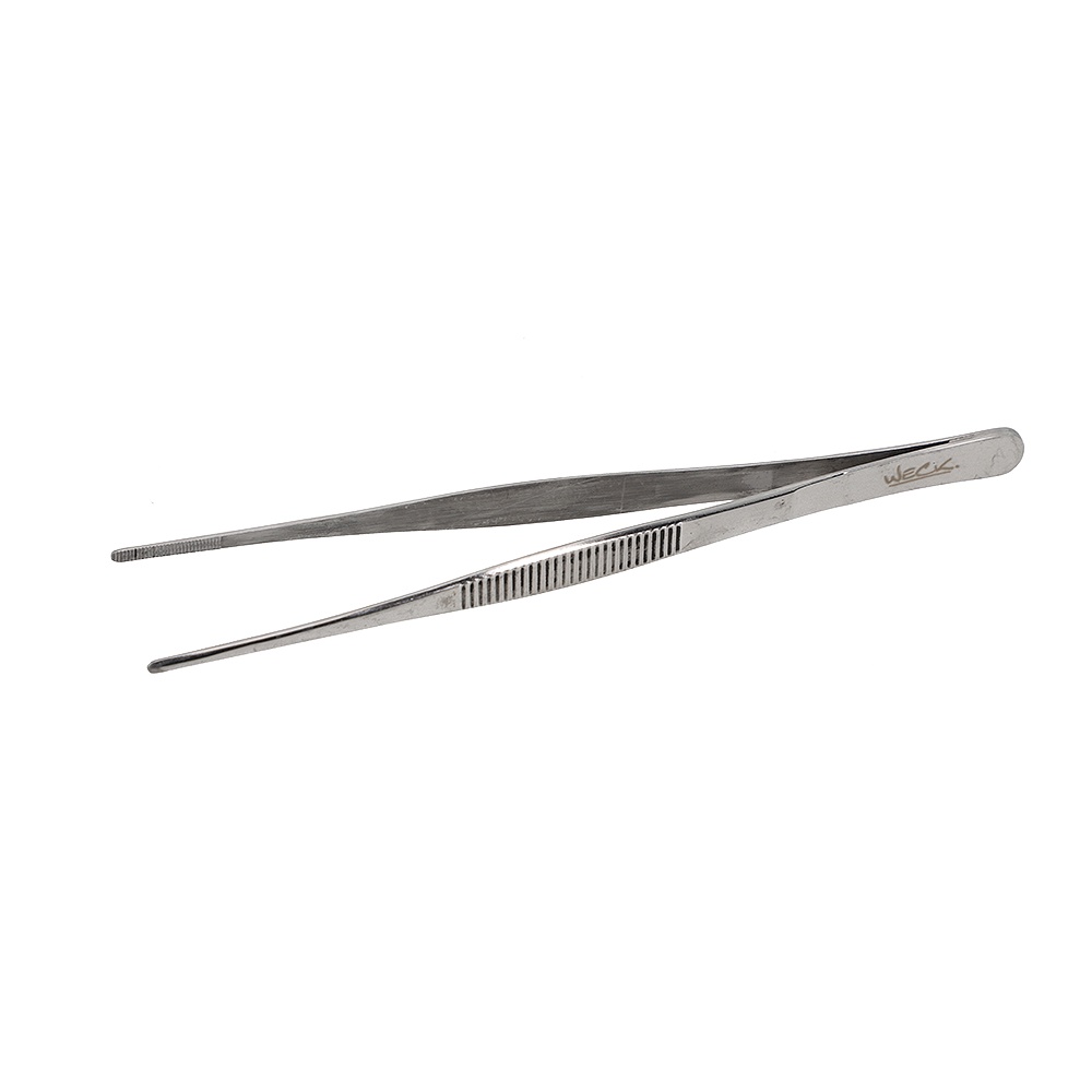 Pinça Culinária Profissional Weck 30cm com Serrilha Ideal para Corte, Manuseio Acabamento de Pratos