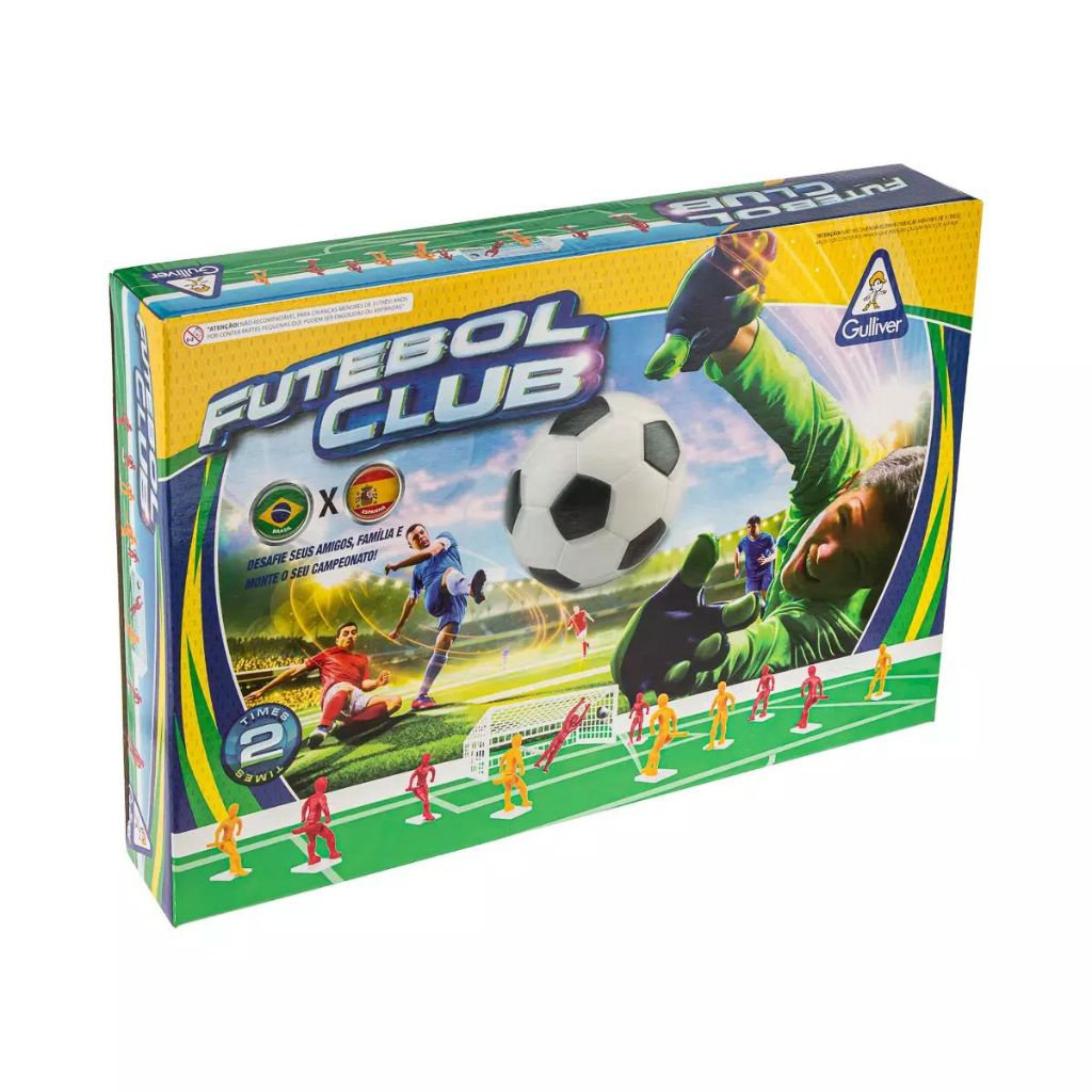 Futebol Club Seleções Brasil x Espanha 1904 - Gulliver em Oferta na Shopee