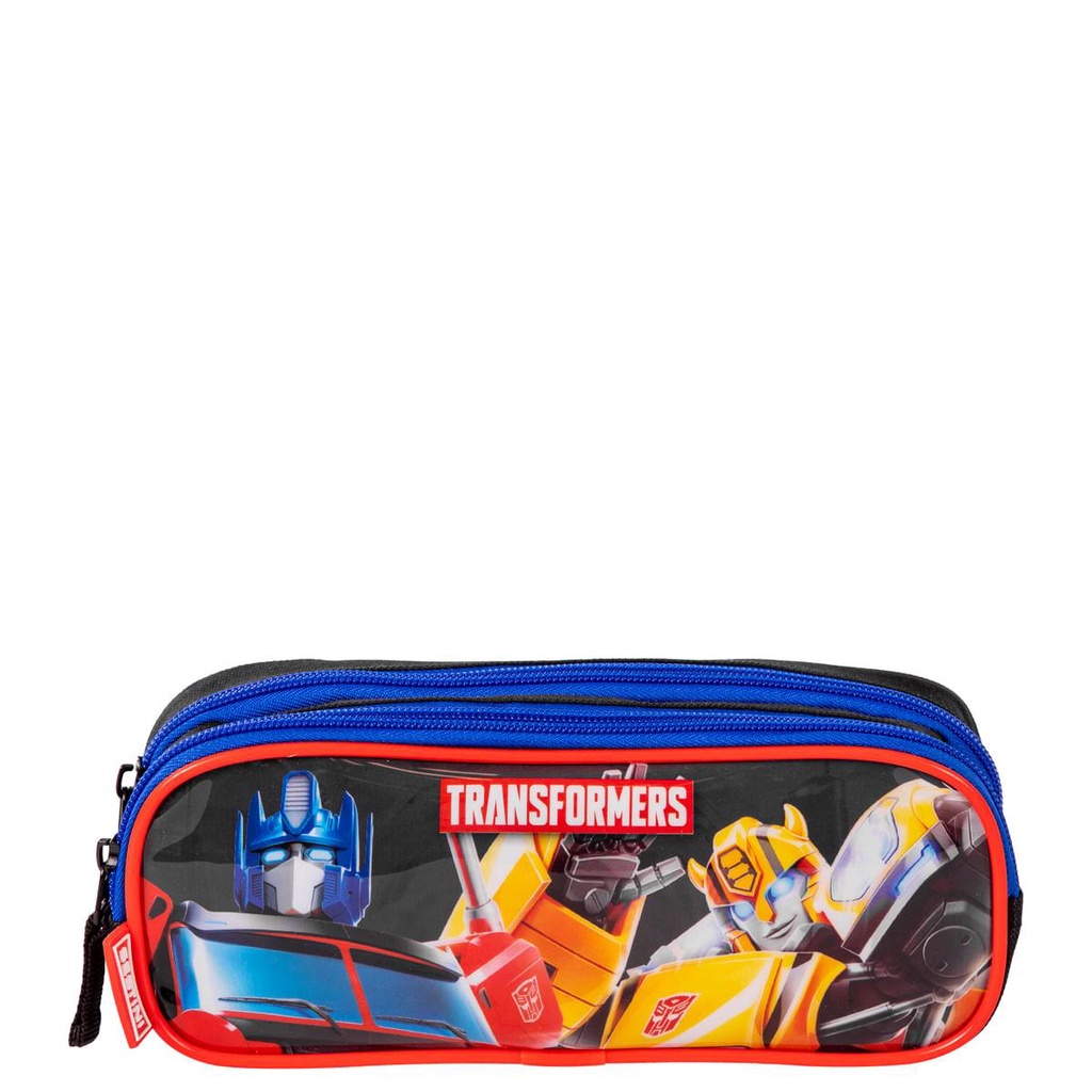 Estojo 2 Compartimentos Transformers - Colorido em Oferta na Shopee