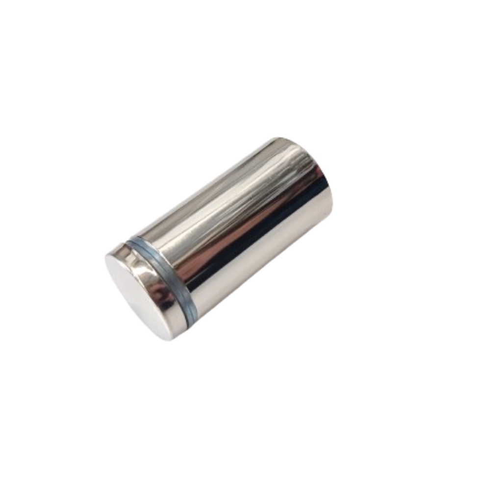 Prolongador Inox Para Vidro 25X50mm Suporte Para Vidro