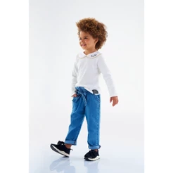 Blusa Manga Longa em Ribana Infantil para Menina Up Baby