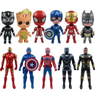 5PCS Boneco homem aranha Herói Avengers Conjunto De Boneca, Blocos, Carrinhos, Brinquedos em Oferta na Shopee
