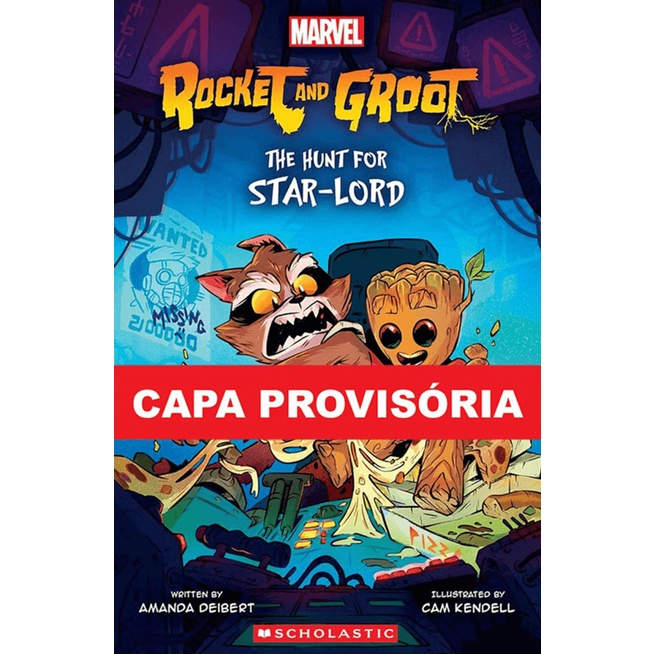 Livro - Rocky Racum E Groot: A Busca Pelo Senhor Das Estrelas - Novo/Lacrado