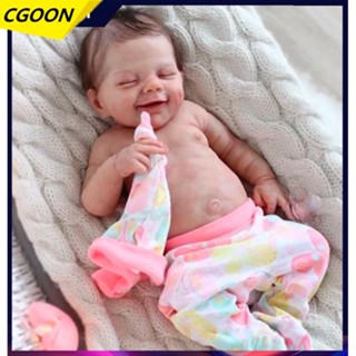 Reborn CGOON Boneca Renascida De Silicone De Corpo Inteiro Em Pronto Imita Bebês Meninos E Meninas Com Cola Macia Esmaltada Abril Simulação De Vinil Bebê Realista Altamente Imitada