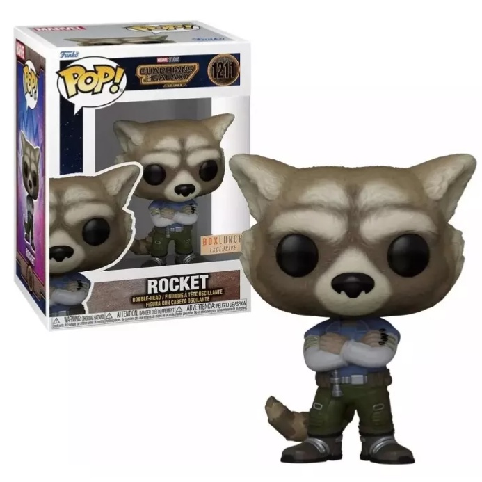 Funko Pop Guardians of the Galaxy Rocket Raccoon Bobble 1211