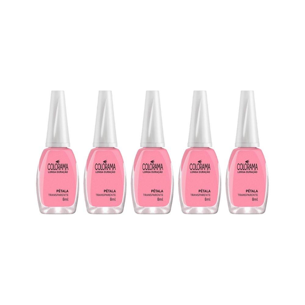 Kit Esmalte Colorama Natural Petala (5 unidades) em Oferta na Shopee