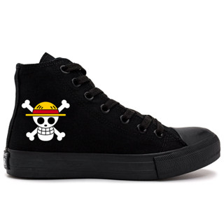 Tênis Cano Alto Caveira One Piece em Oferta na Shopee