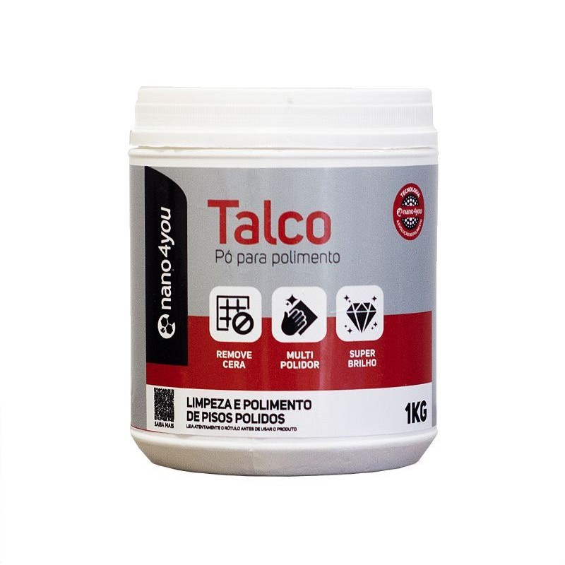 Nano4you - Talco Polidor e Removedor de Cera 1KG