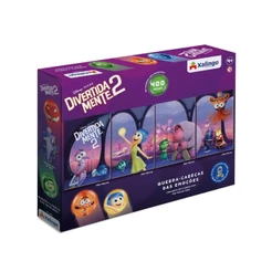 Jogo Infantil Quebra-Cabeça das Emoções Divertidamente 2 - 4 Cenas 400 Peças Xalingo - 11243