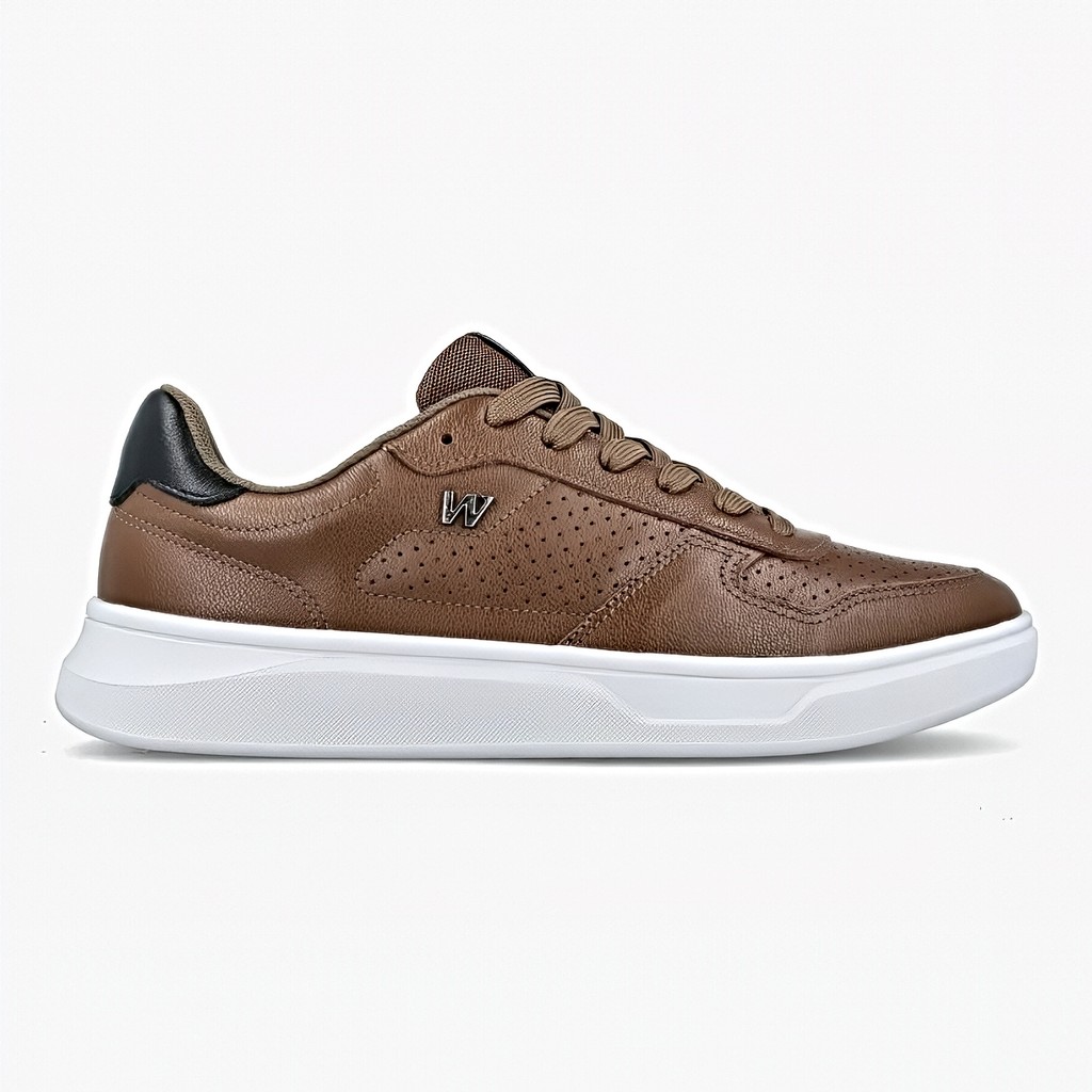 Tenis West Coast Masculino Couro Casual WC Bravus Original em Oferta na Shopee