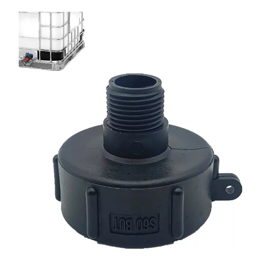 Conexão Redução Container Ibc 1000l Rosca Grossa 2 X 1/2
