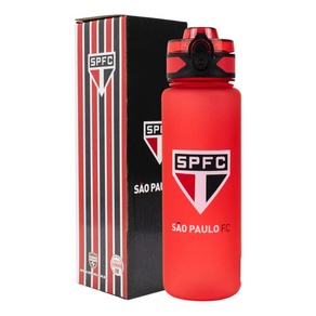 Garrafa Garrafinha Squeeze Água 600ml Caminhada Academia Esporte São Paulo Oficial