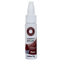 Corante SoftGel - Vermelho Marsala - 15g - Mago em Oferta na Shopee