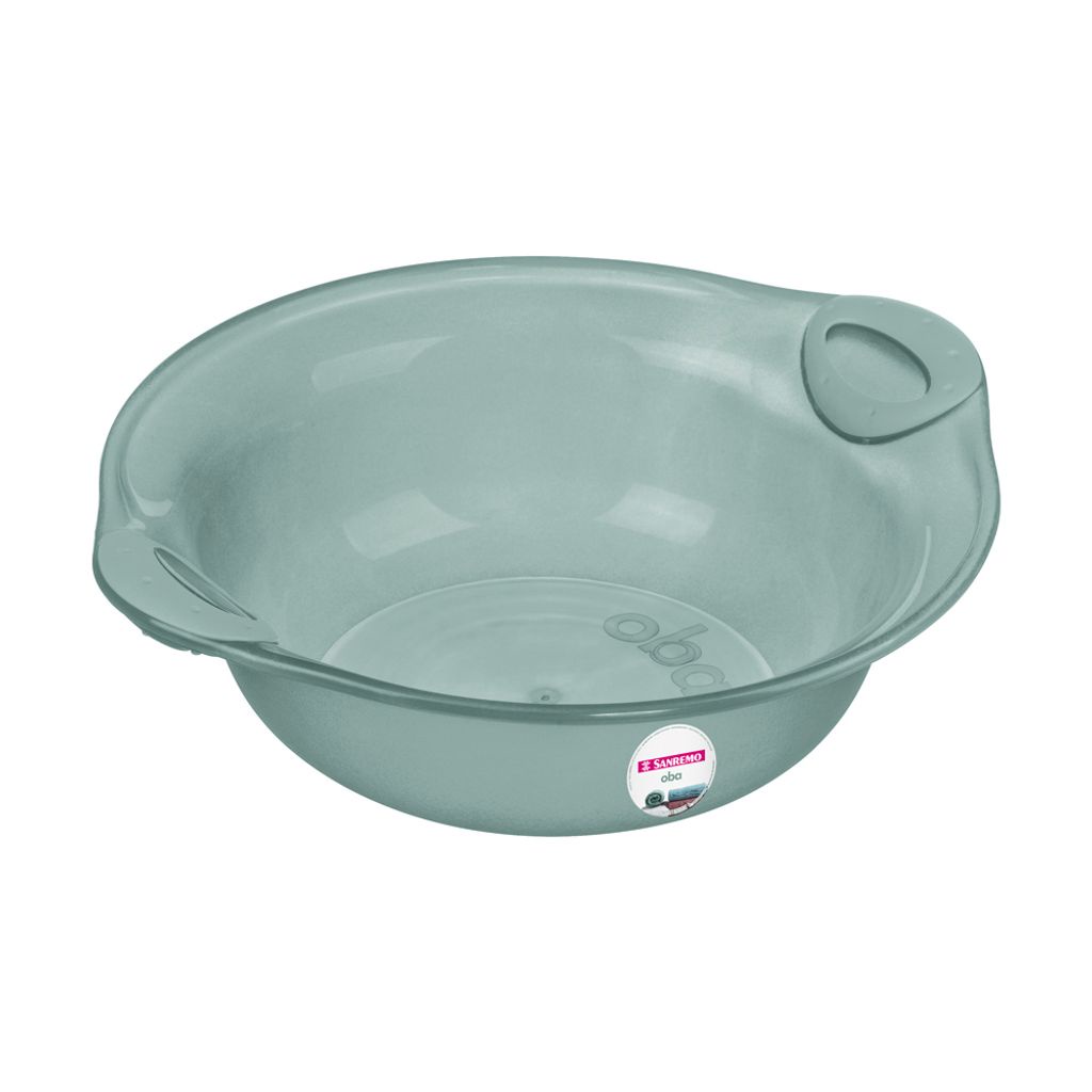 Bacia Plástica Verde 7,2L Oba Sanremo - Home & Living