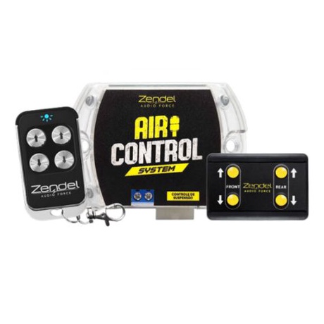Controle Universal 12V para Suspensão Ar 4 Canais Zendel ZD-Air Otimize sua Condução com Facilidade