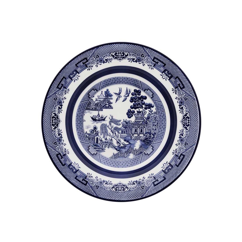 Prato Fundo 23,5 Cm Oxford Flamingo Blue Willow