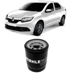 Filtro Óleo Renault Logan 1.0 2008 A 2016 Metal Leve