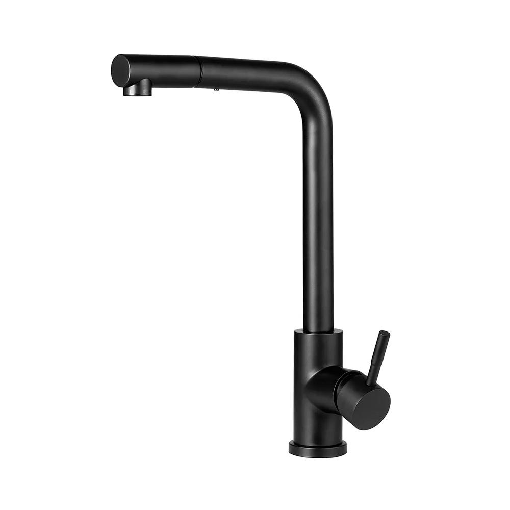 Torneira para cozinha Gourmet Misturador Monocomando Extensível Gurupi Pingoo - Preto - Home & Living