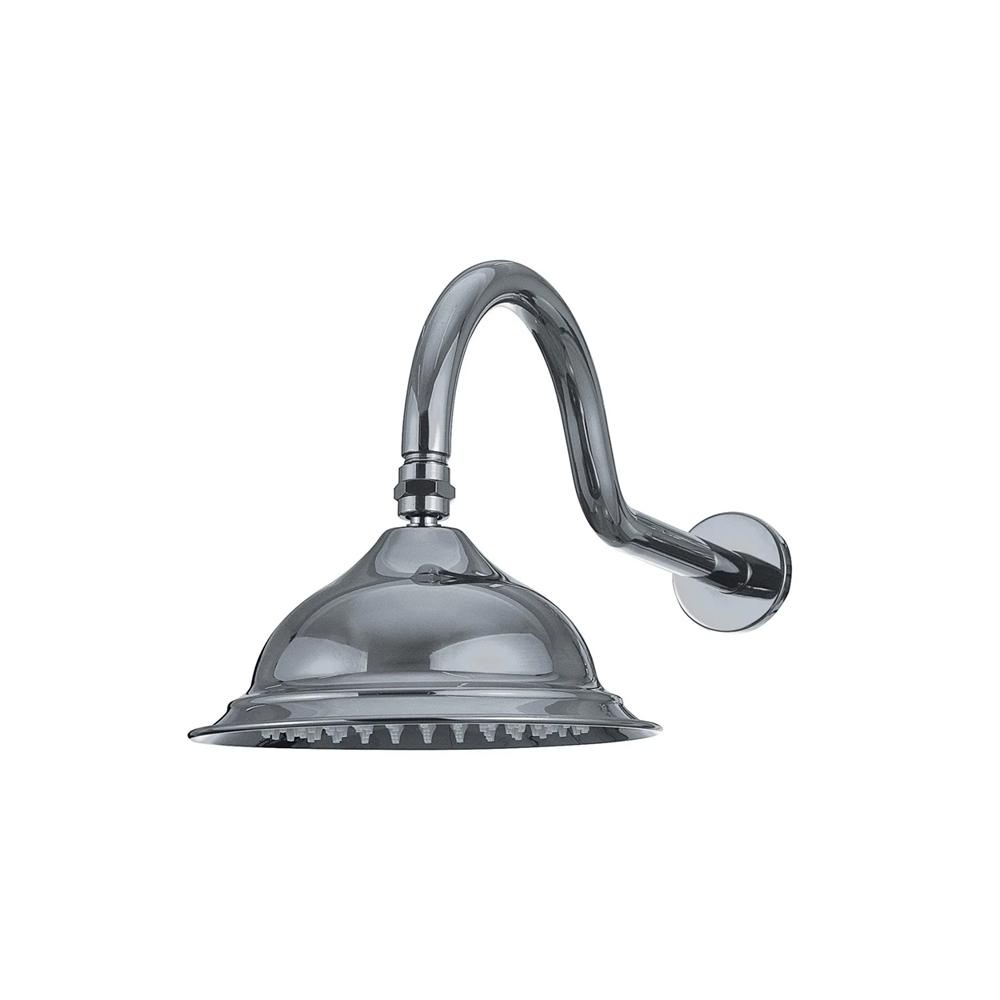 Ducha Chuveiro Redondo Retro Inox 20cm Coari Pingoo - Prata - Home & Living