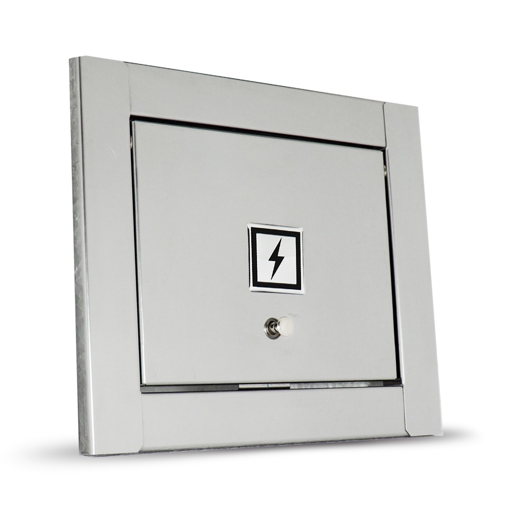 Visor De Luz Para Muro - Inox