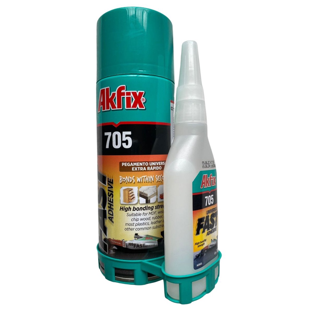 Kit MDF Super Cola Instantânea alta Viscosidade + Acelerador