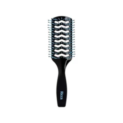 Escova De Cabelo Ricca Style Black Ventilada