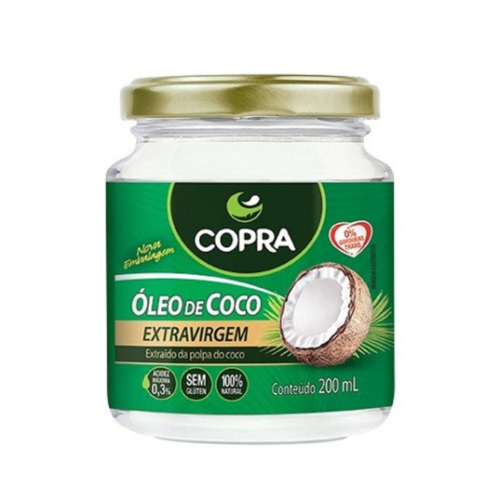 Óleo De Coco Copra Extra Virgem 200ml - Food & Beverages