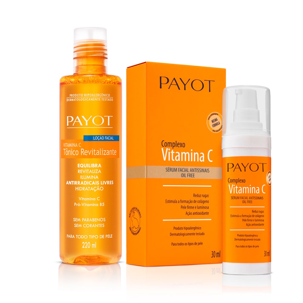 Kit Tonificação e Tratamento Vitamina C Payot