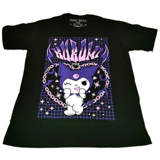 Design Nicho de mercado Camiseta Kuromi de manga curta Unissex