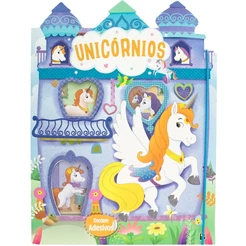 Livro com Adesivos - Agora é com Você - Unicórnios