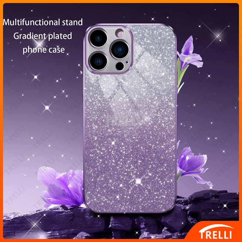 TRELLI IPhone 15 IPhone 15 pro IPhone 15 Pro Max IPhone 15 Plus Nova Capa De TPU Macia Brilhante Revestida Premium