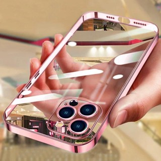 Capa Protetora De Luxo Para iPhone 15 14 13 11 12 Pro Max Mini 7 8 15 Plus XS XR X SE2 Lente De Proteção Bem