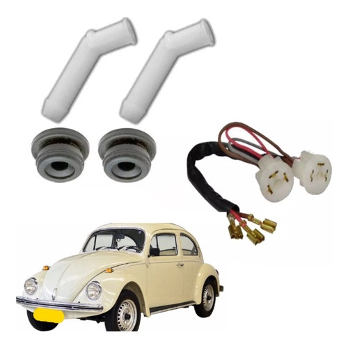 Kit Chicote Conector Cilindro Mestre Freio Duplo Brasilia em Oferta na Shopee