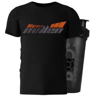 Camiseta Dry Fit Escudo Costas M + Shaker - New Millen