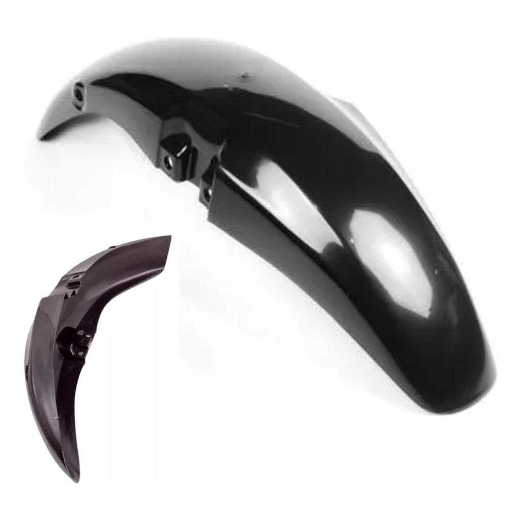 Paralama Dianteiro Da Moto Honda Fan Cg Titan 125 Preto  Brilhante 2000 Á 2008
