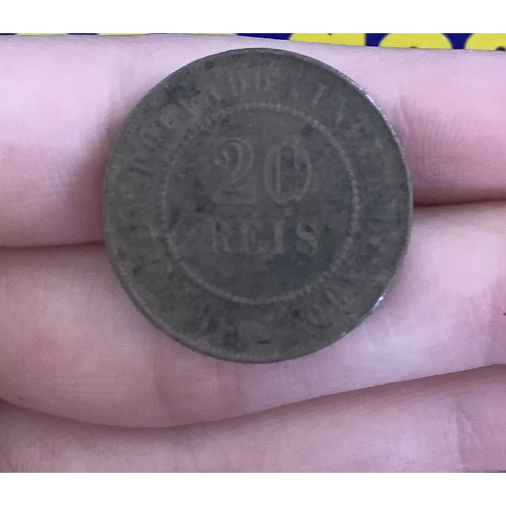 Moeda Rara 20 Réis 1889 Linda Moeda
