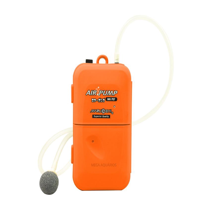 Compressor de ar portátil a pilha aerador oxigenador de emergencia aquário trasnportte isca viva
