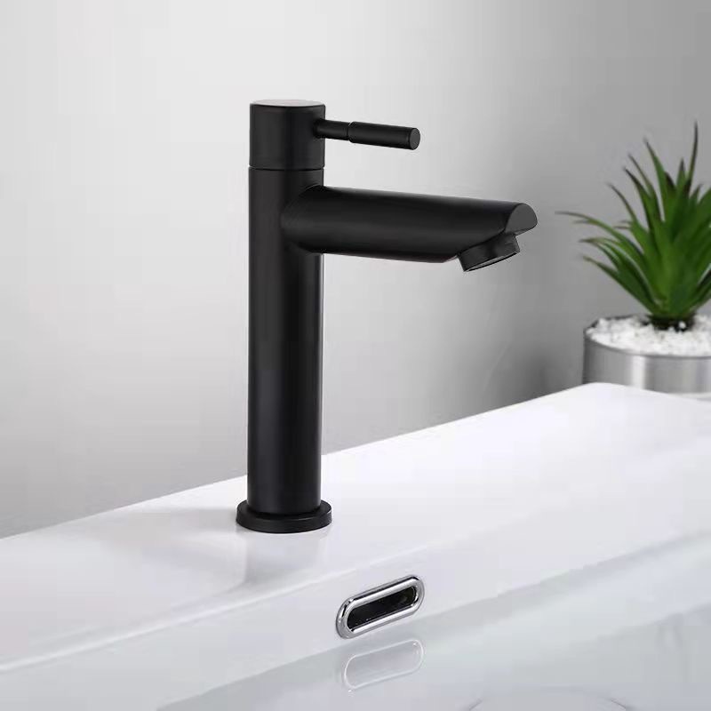 Torneira para lavatório em aço inoxidável SUS304 preto durável torneira para banheiro-