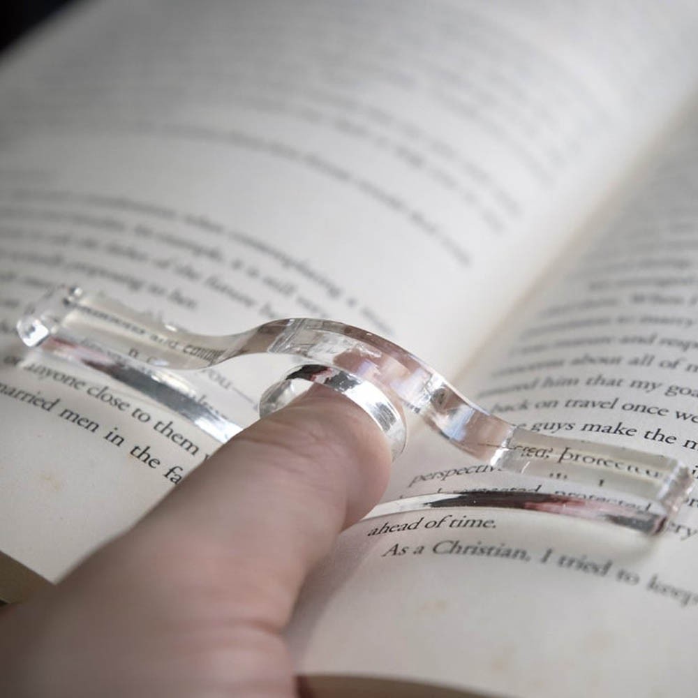 Anel Bibliocanto Suporte para Leitura de Livros Apoio Ergonômico Acrílico