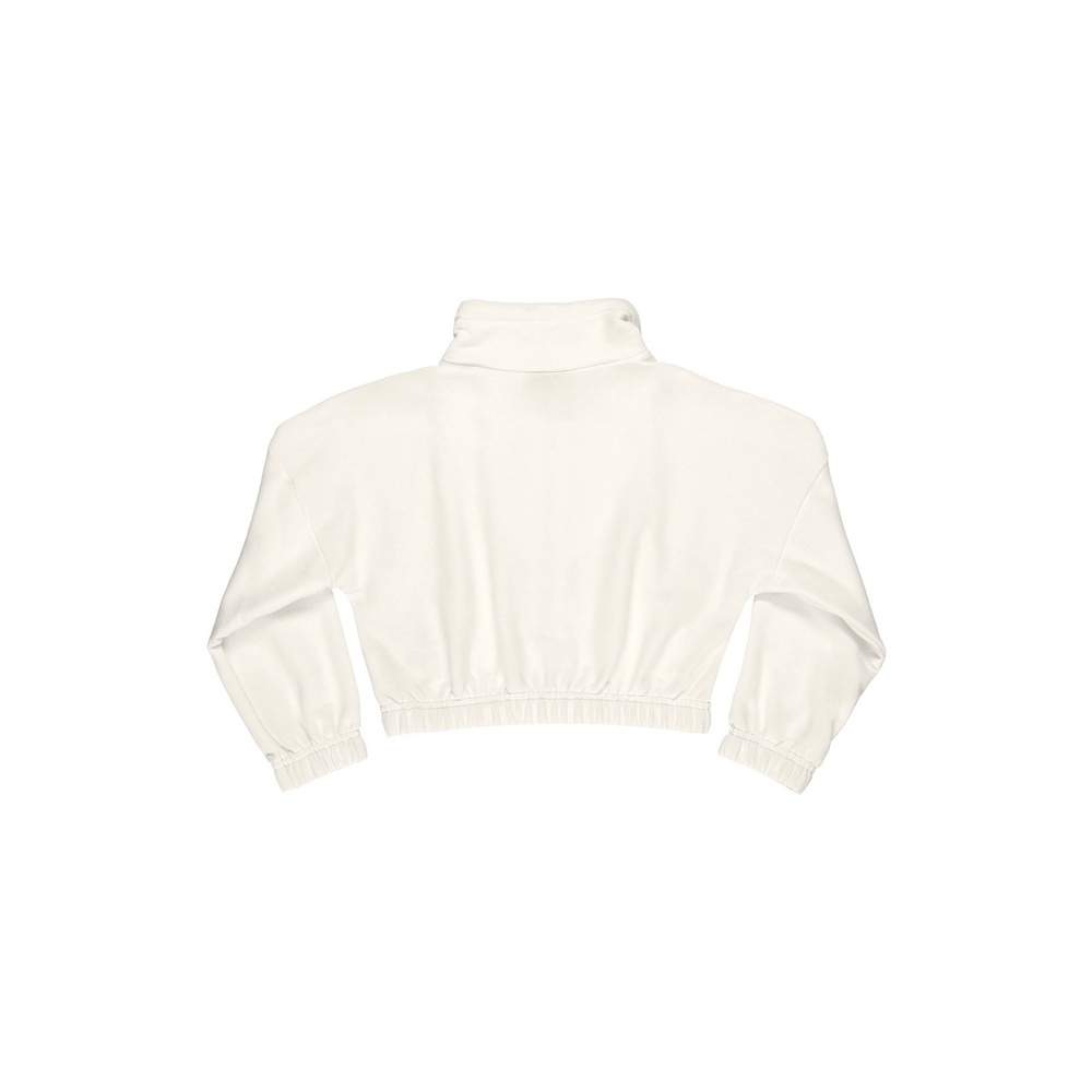 Jaqueta Cropped em Moletom Juvenil Feminina Gloss · foto 2